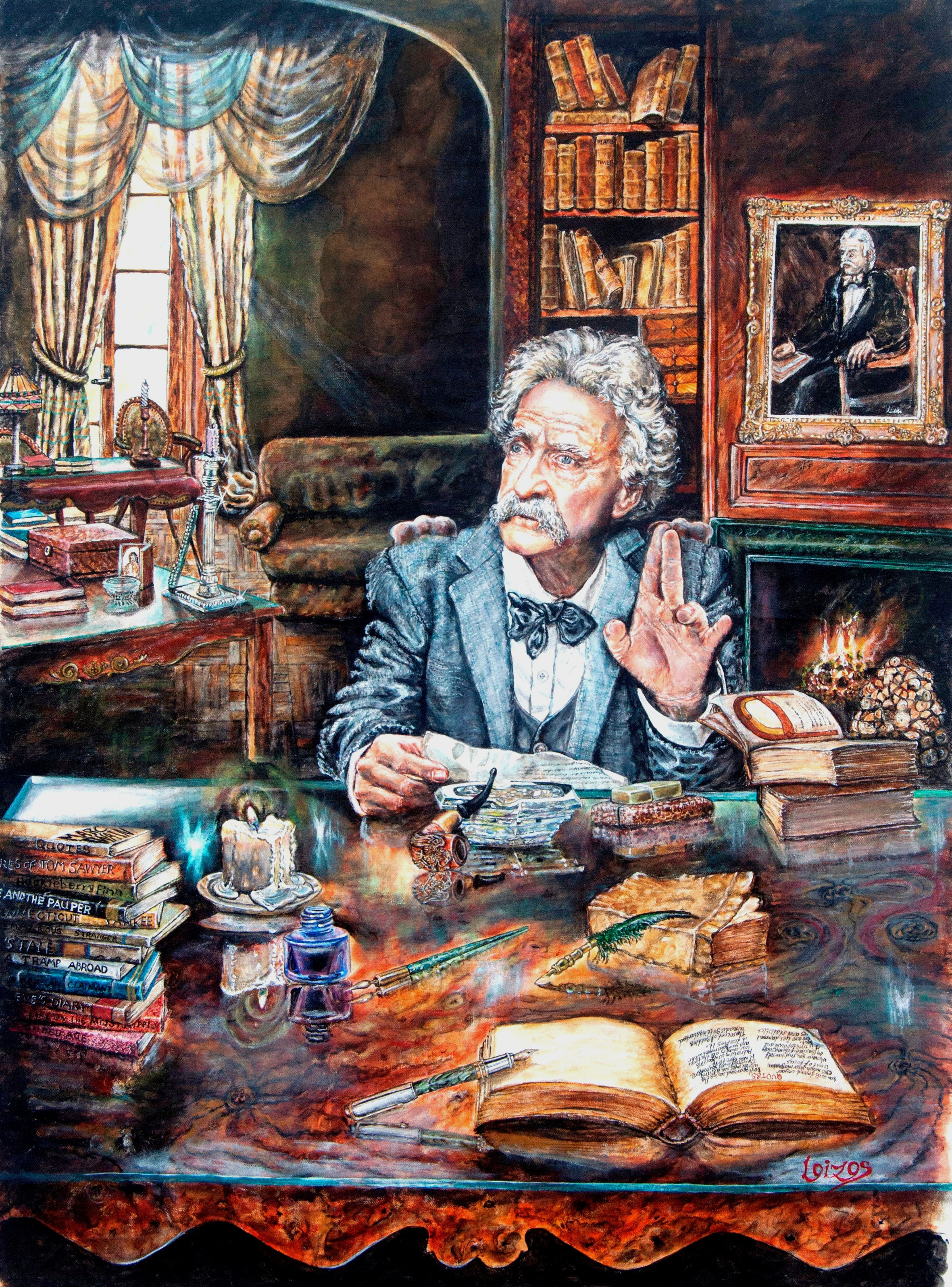 03 Marc Twain's Works-Oil on Canvas-93x128cm-2013 copy